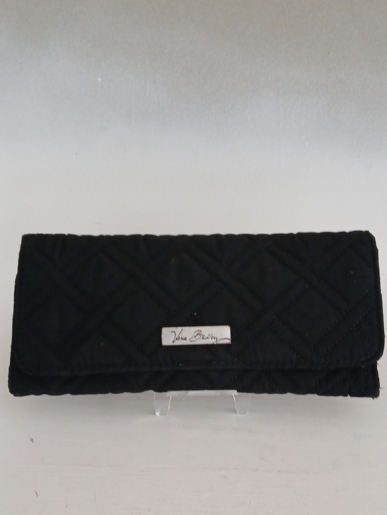 Vera Bradley Handbags - Vera Bradley Black Quilted Trifold Wallet
